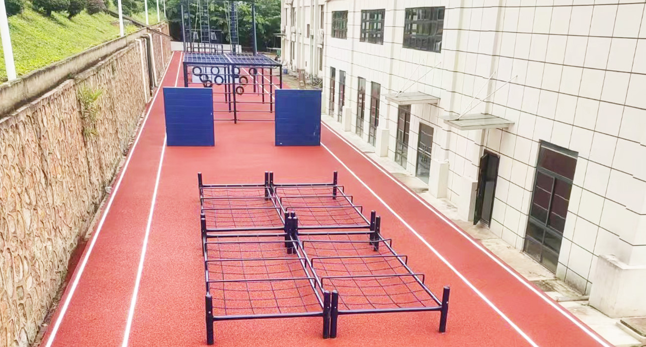 8mm混合型颗粒面塑胶跑道，1177平